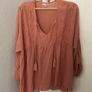 Amuse Society Peasant Blouse